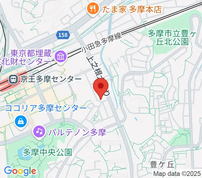 多摩コルコバードの地図