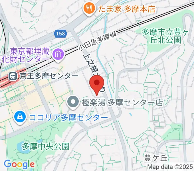 多摩コルコバードの地図