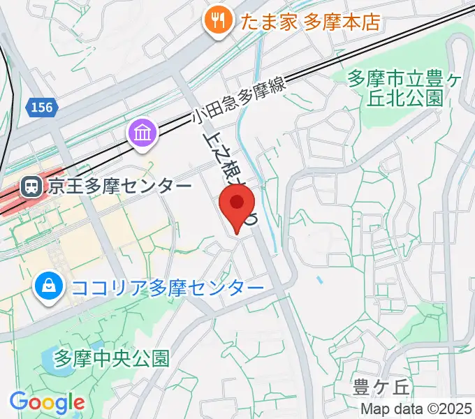 多摩コルコバードの地図