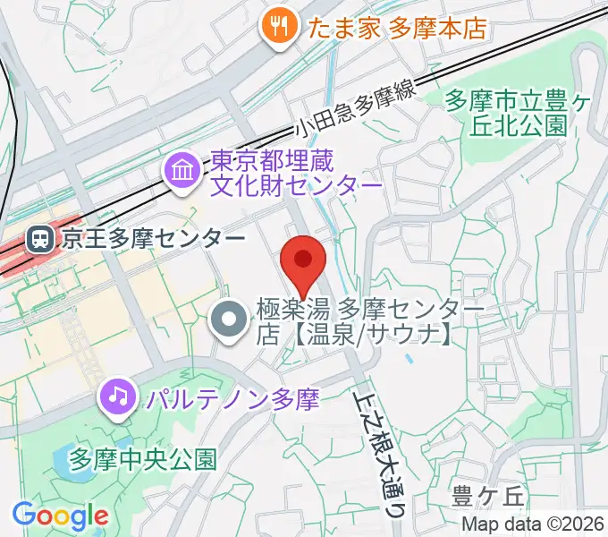 多摩コルコバードの地図