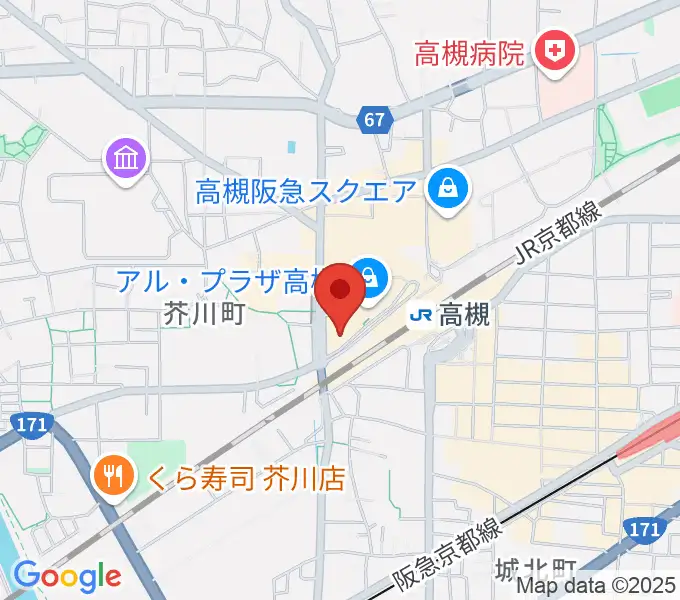 第一楽器 高槻店の地図