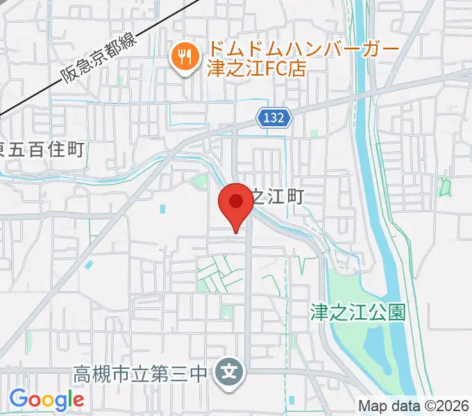 関井直子ピアノ教室の地図