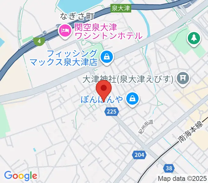 ボイストレーニングレッスンスタジオJOYの地図