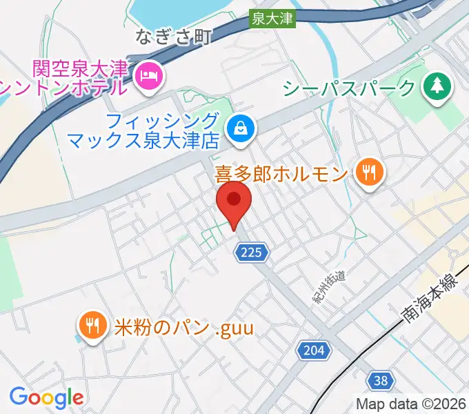 ボイストレーニングレッスンスタジオJOYの地図