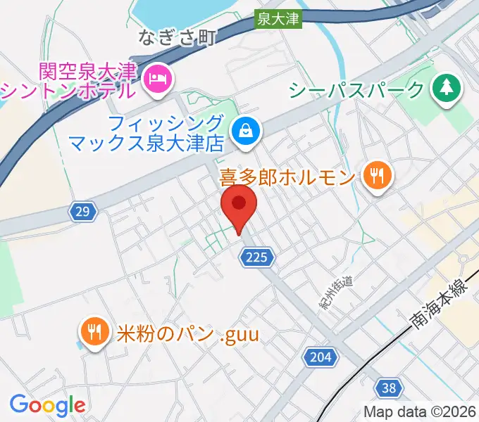 ボイストレーニングレッスンスタジオJOYの地図