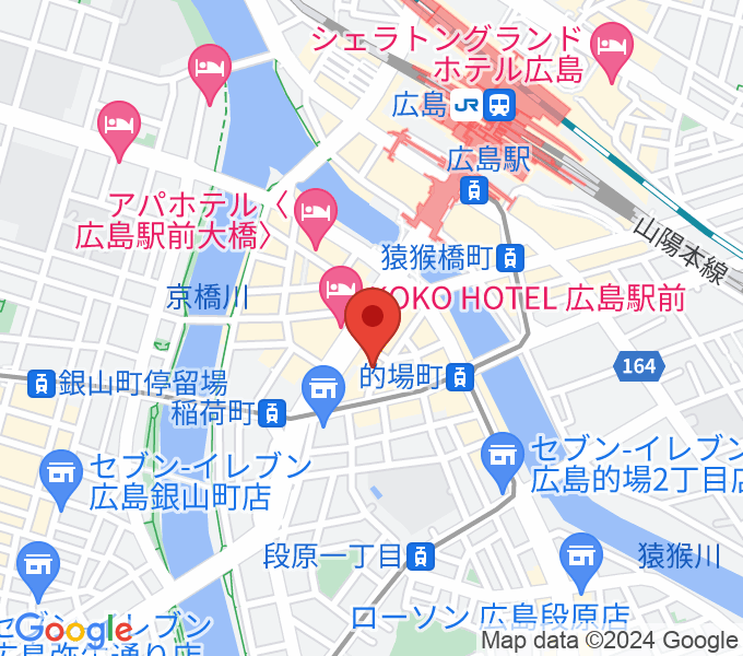 ミュージックライフTAO広島店の場所