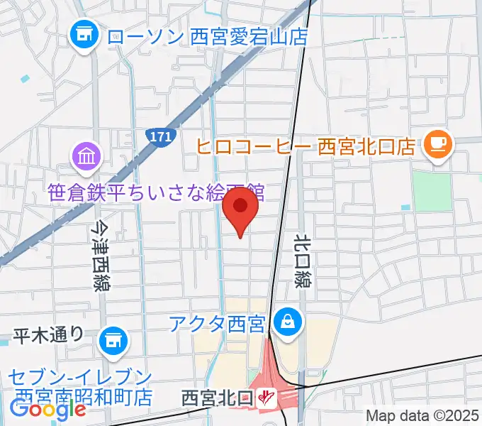 フェリーチェ音楽院の地図