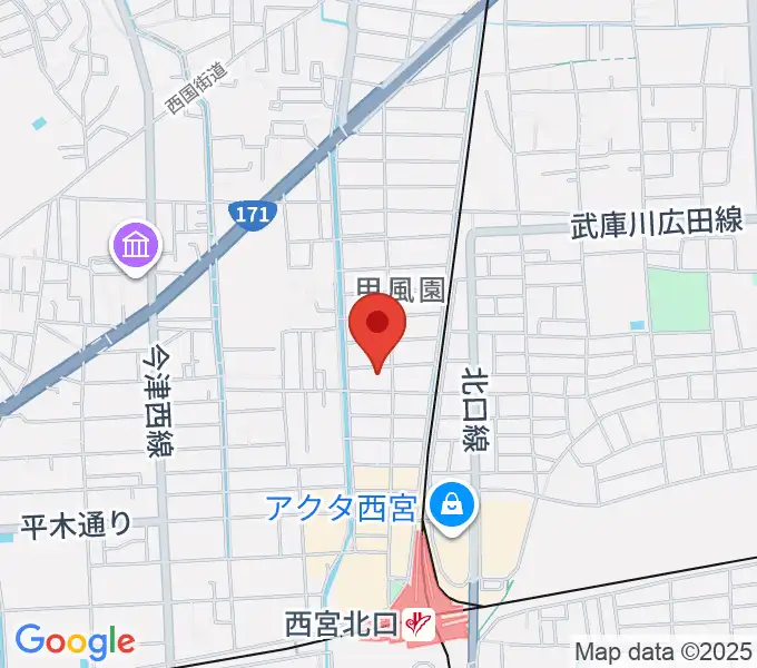 フェリーチェ音楽院の地図