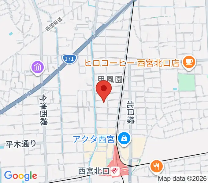 フェリーチェ音楽院の地図