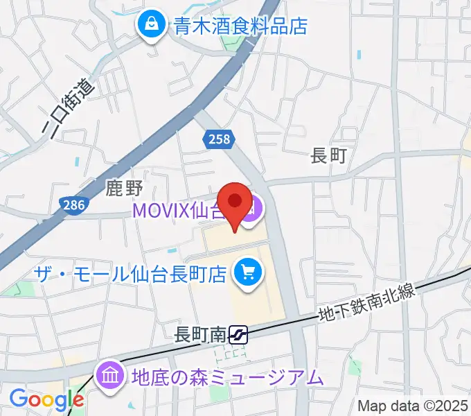 島村楽器 仙台長町モール店の地図