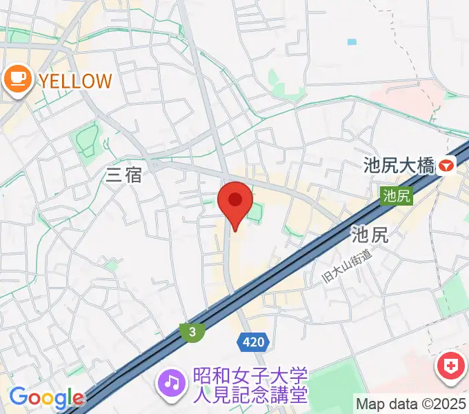 KMAパラダイスホールの地図