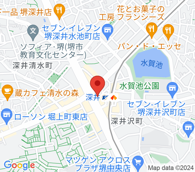 ベースオントップ深井駅前店の場所