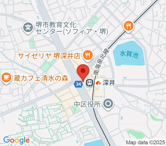 ベースオントップ深井駅前店の地図