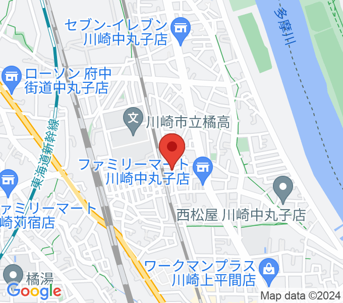 京浜楽器本社の場所