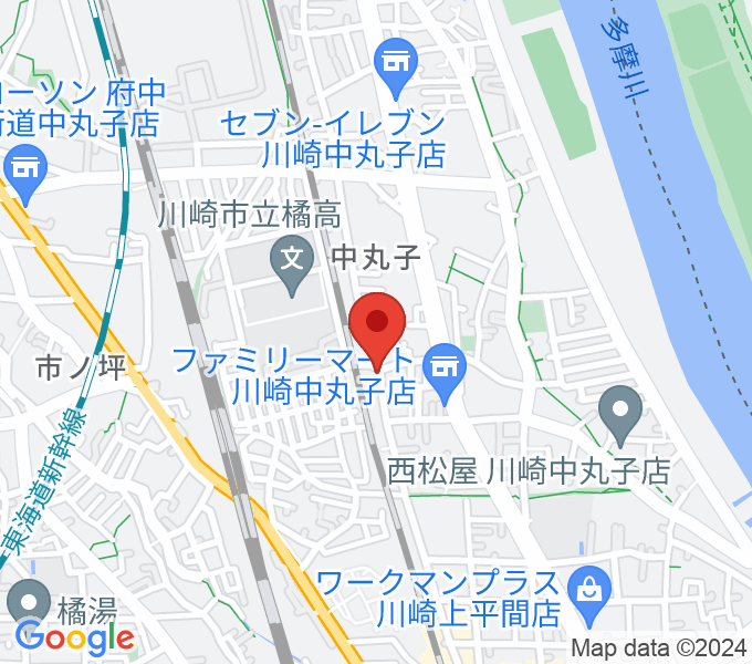 京浜楽器本社の場所