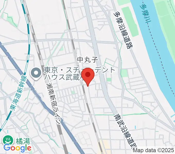 京浜楽器本社の地図