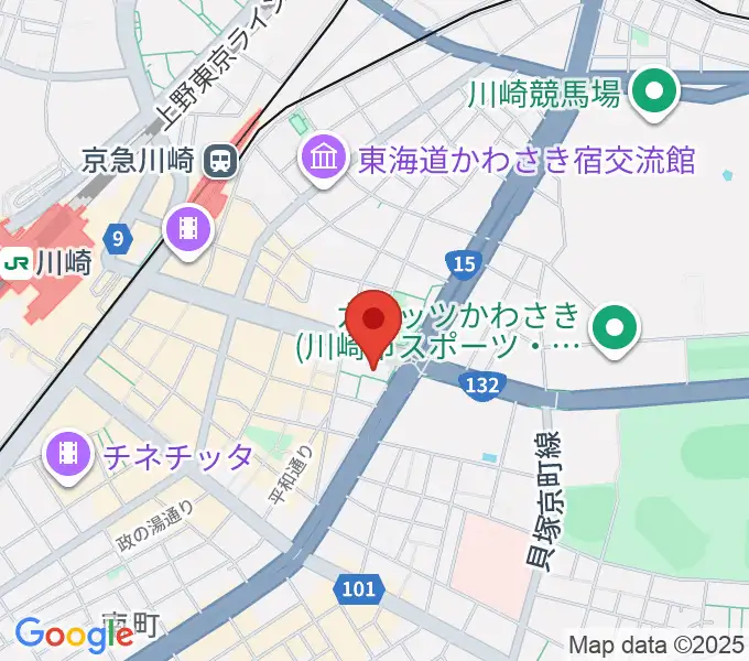 京浜楽器 MUSIC PARK KEIHINの地図
