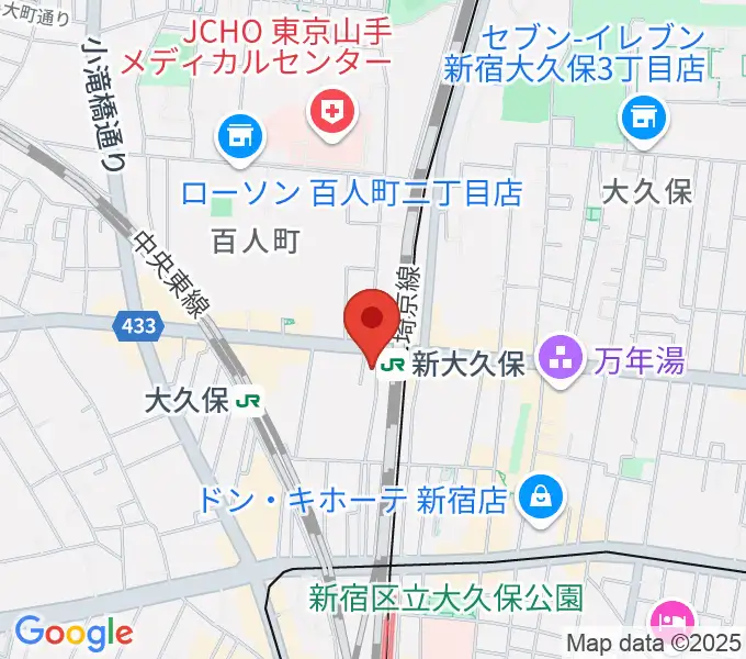 山野楽器ウインドクルーの地図