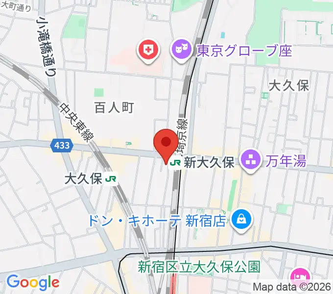 山野楽器ウインドクルーの地図