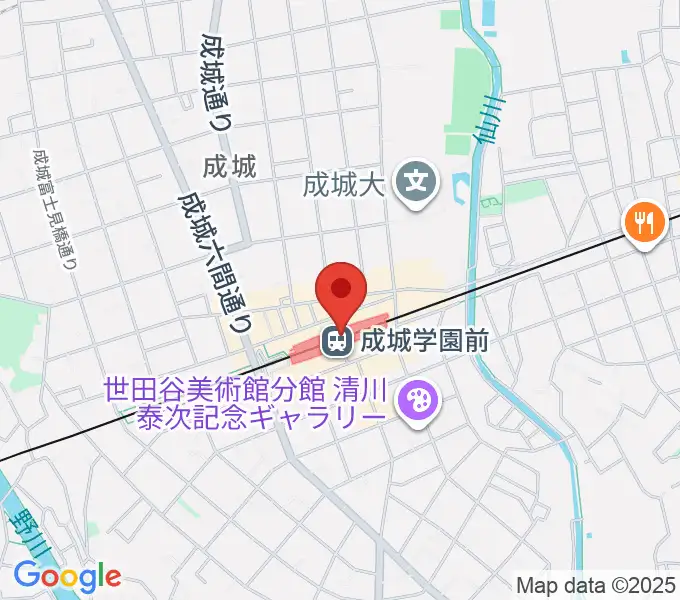 山野楽器 成城コルティ店の地図