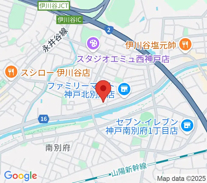音楽広場Sound-Scapeの地図