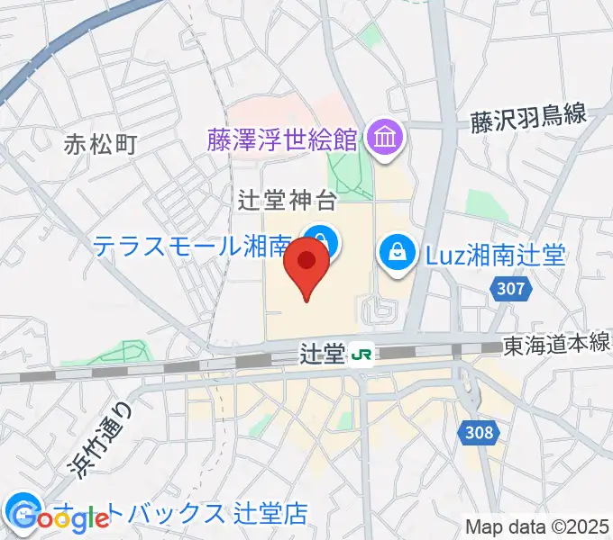 山野楽器 辻堂店の地図