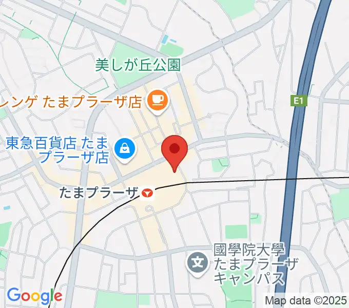 山野楽器 たまプラーザ テラス店の地図