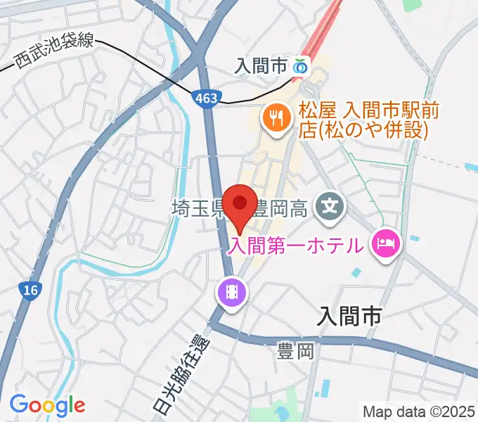 山野楽器 丸広入間店の地図