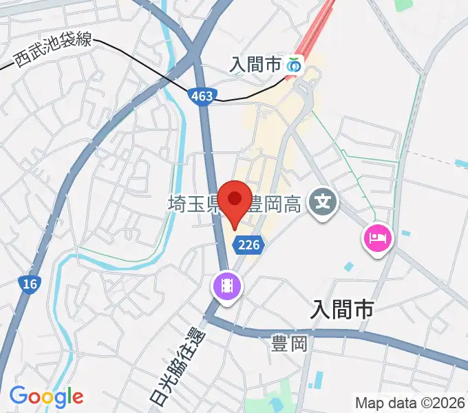 山野楽器 丸広入間店の地図