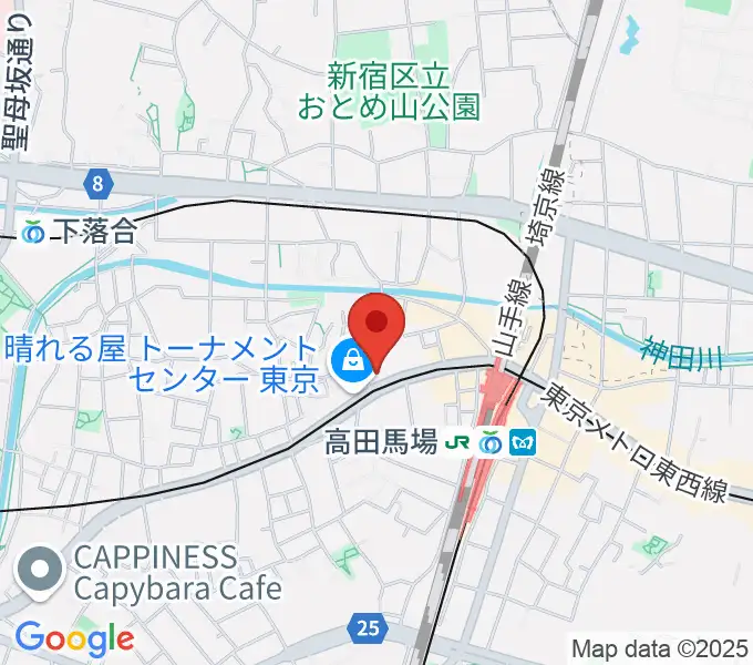 高田馬場AREAの地図