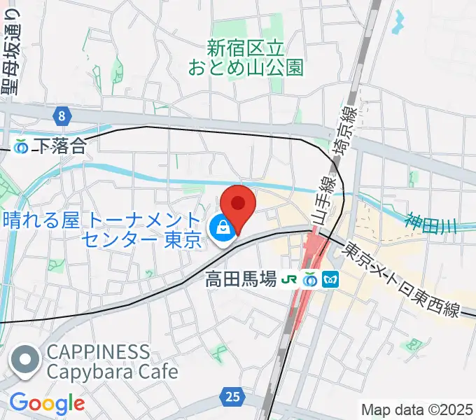 高田馬場AREAの地図