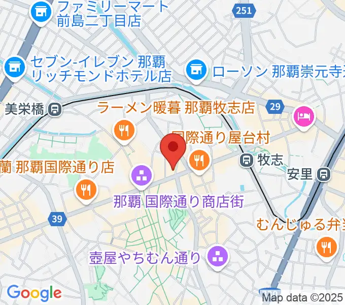 沖縄Outputの地図