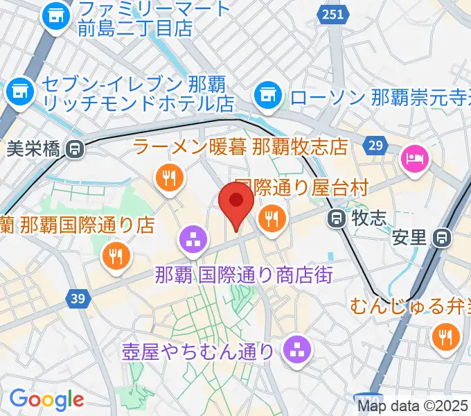 沖縄Outputの地図