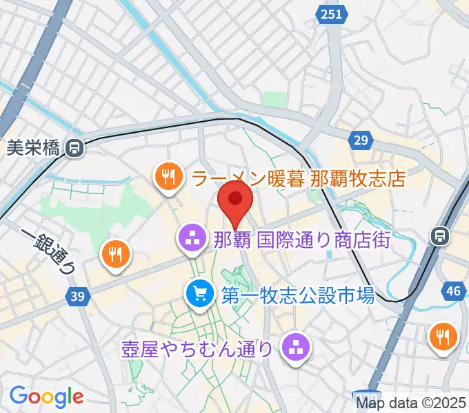 沖縄Outputの地図