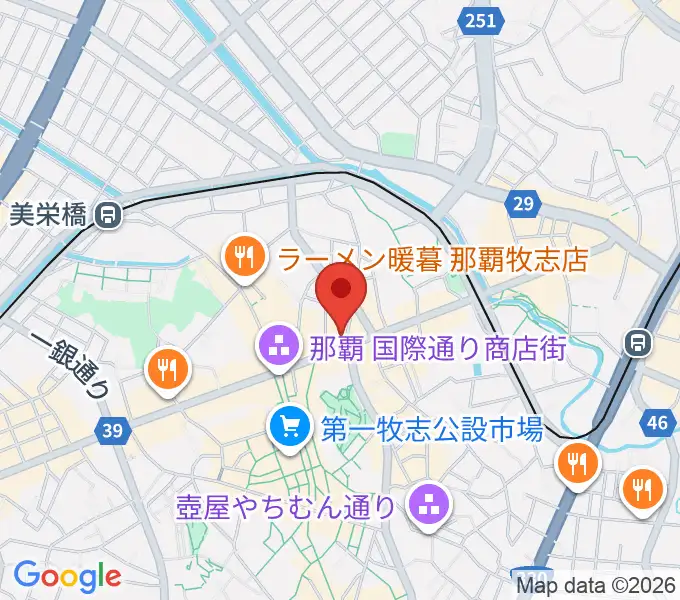 沖縄Outputの地図