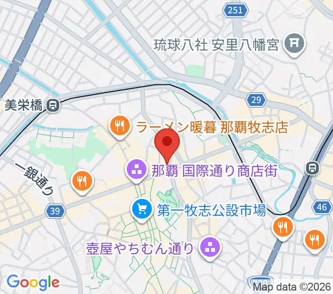沖縄Outputの地図