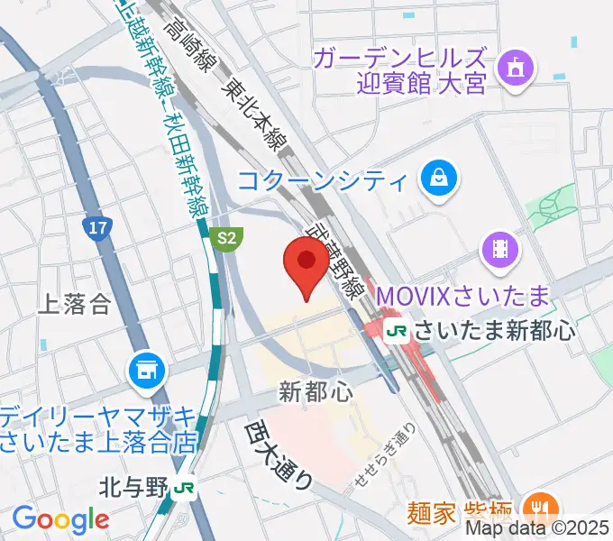 TOIROの地図