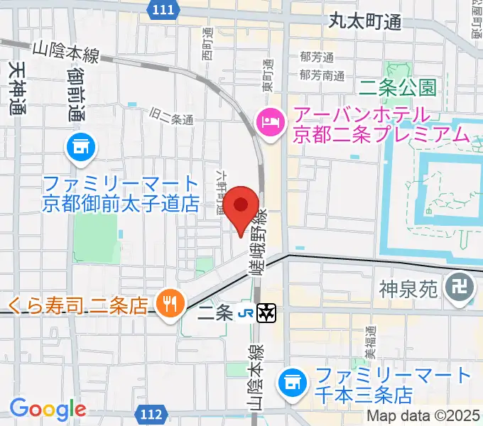 京都GROWLYの地図