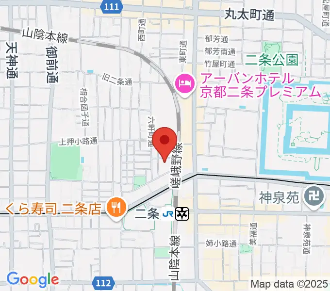 京都GROWLYの地図
