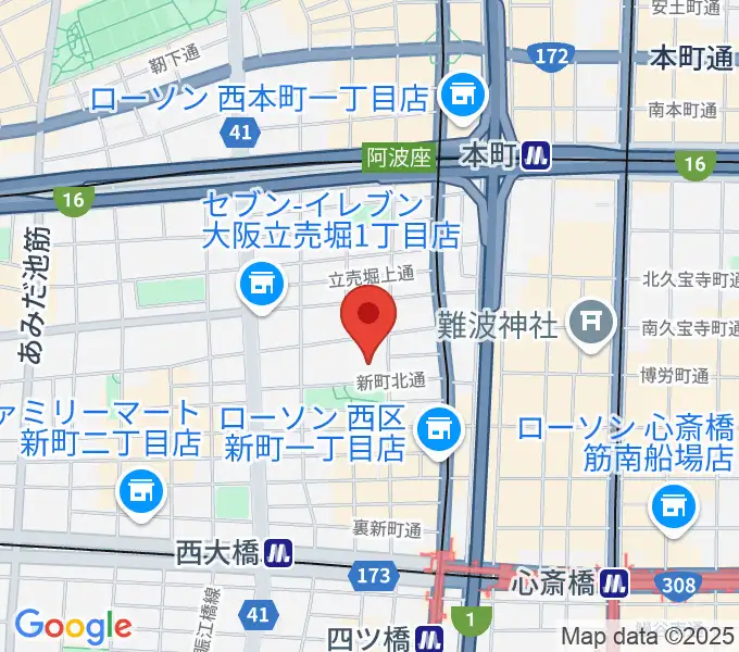 オリックス劇場の地図