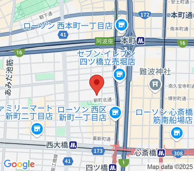 オリックス劇場の地図
