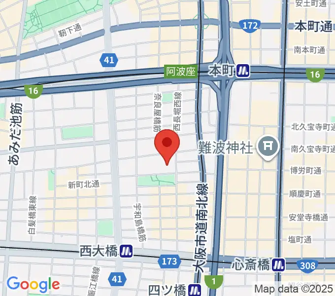 オリックス劇場の地図