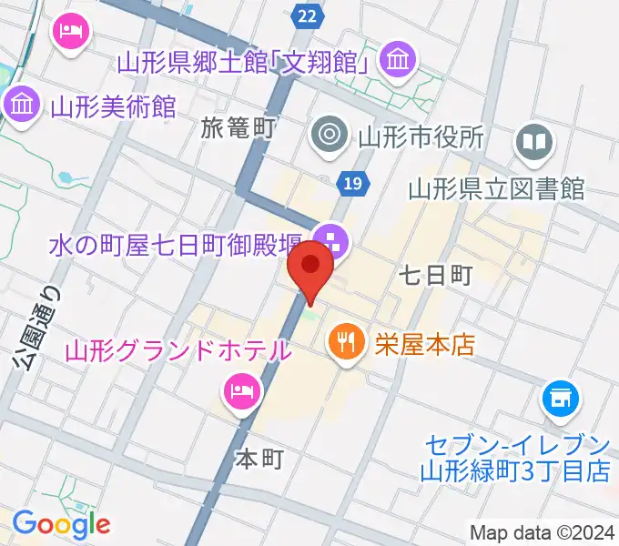 富岡本店の地図