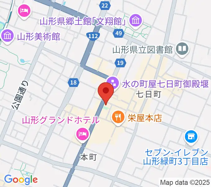 富岡本店の地図