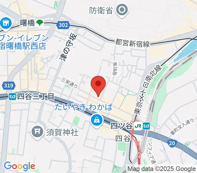 四ツ谷サウンドクリークドッポの地図