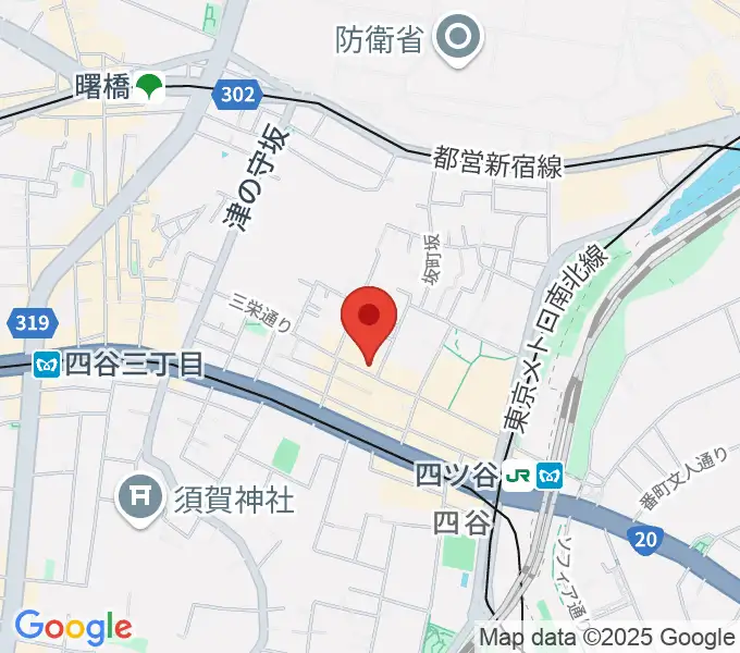 四ツ谷サウンドクリークドッポの地図