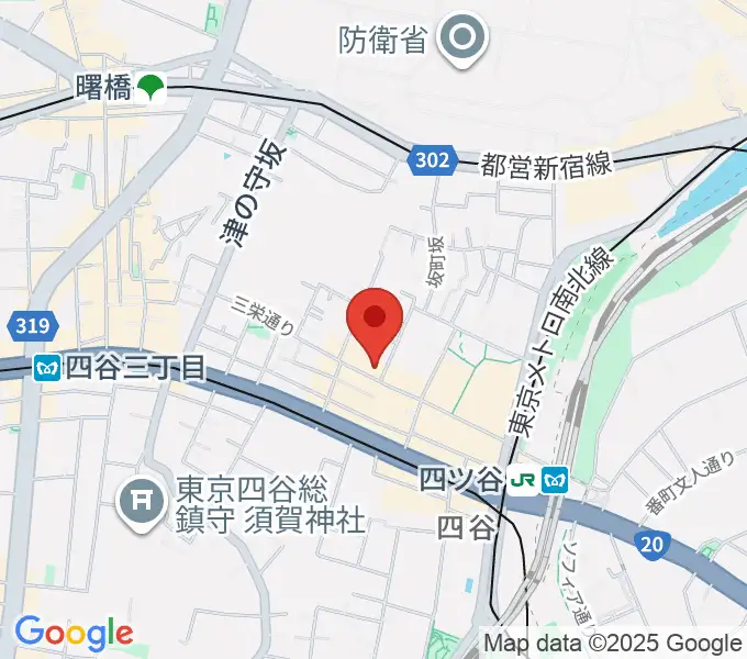 四ツ谷サウンドクリークドッポの地図