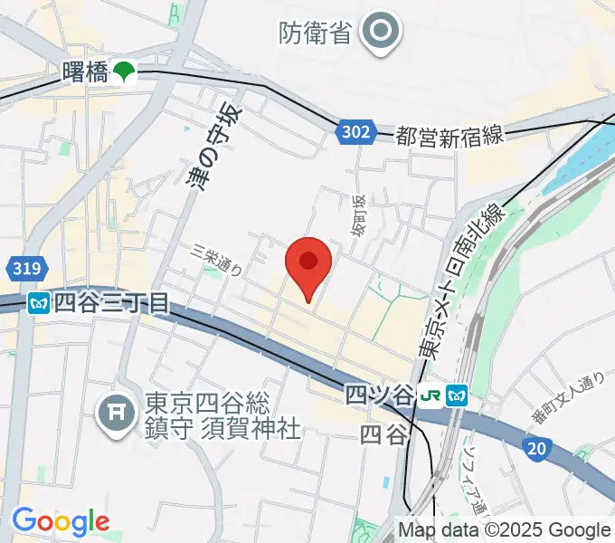 四ツ谷サウンドクリークドッポの地図