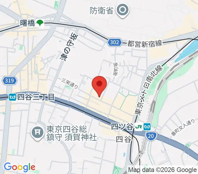 四ツ谷サウンドクリークドッポの地図