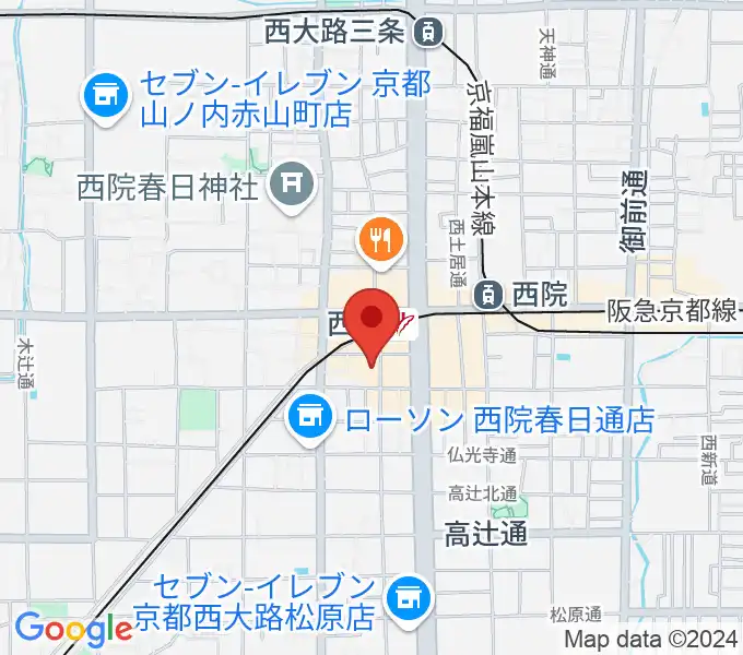 京都GATTACAの地図